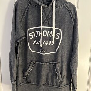 St Thomas Gray Hoodie for Men